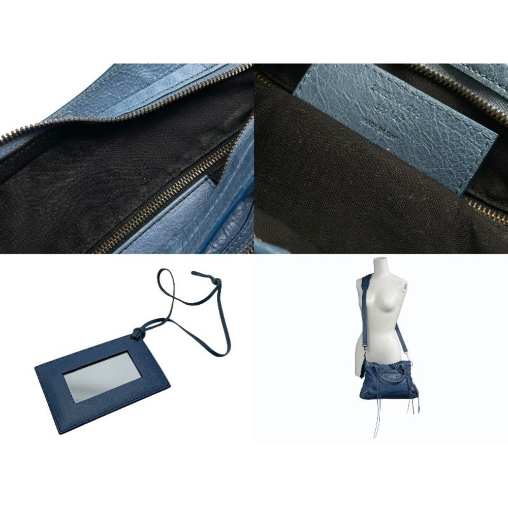 Balenciaga handbag leather The Town blue - Picture 9 of 9